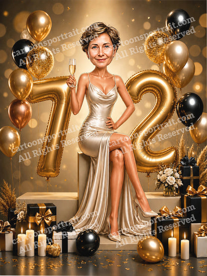 72e anniversaire