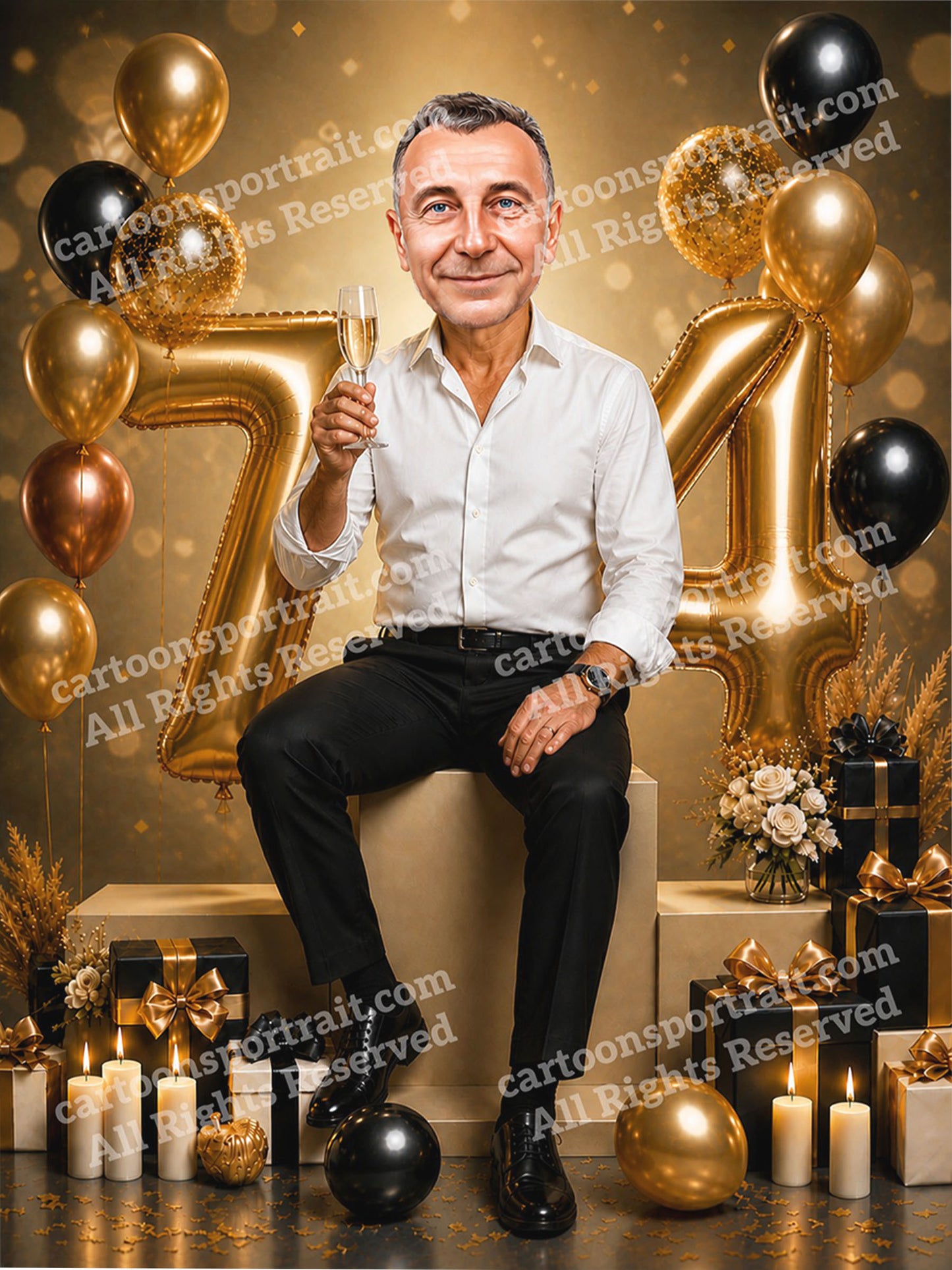74e anniversaire