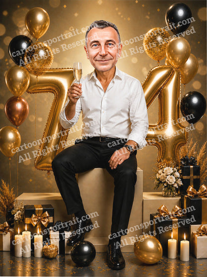74e anniversaire