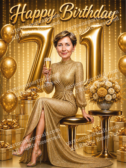 71e anniversaire