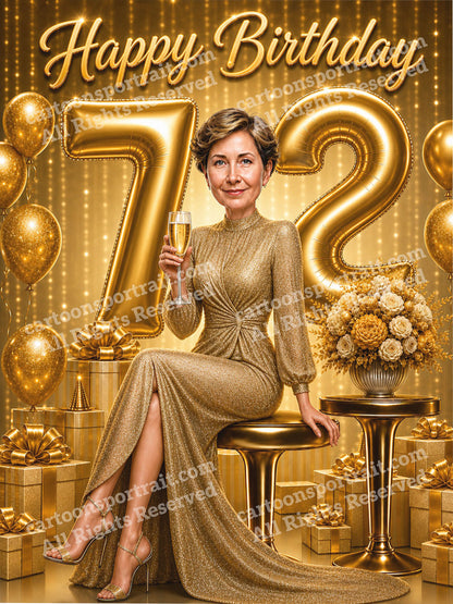 72e anniversaire
