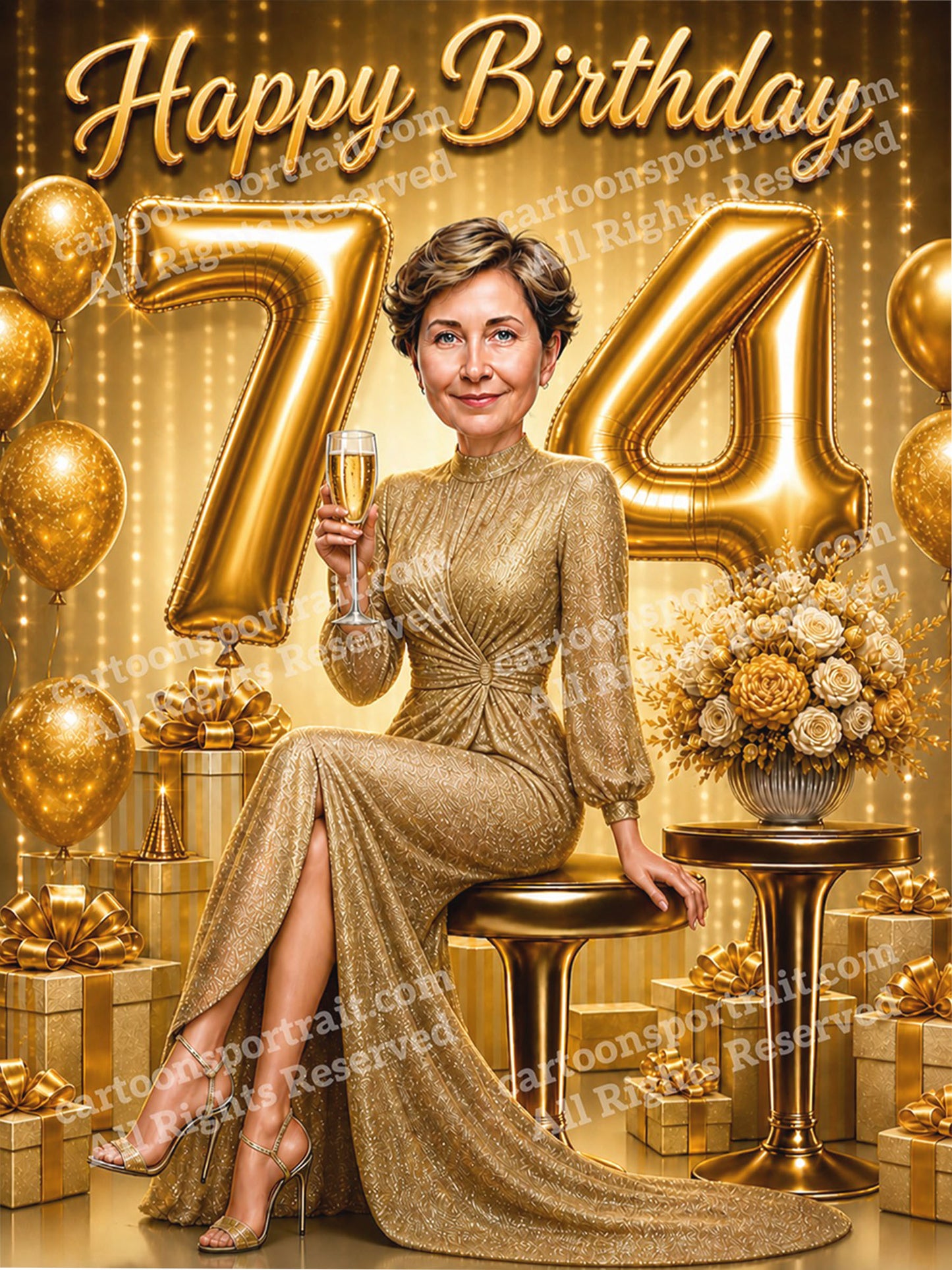 74e anniversaire