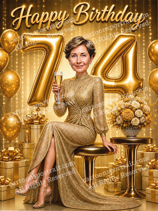 74e anniversaire