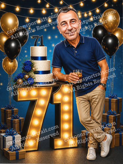 71e anniversaire
