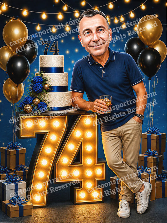 74e anniversaire