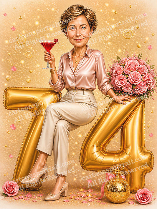 74e anniversaire