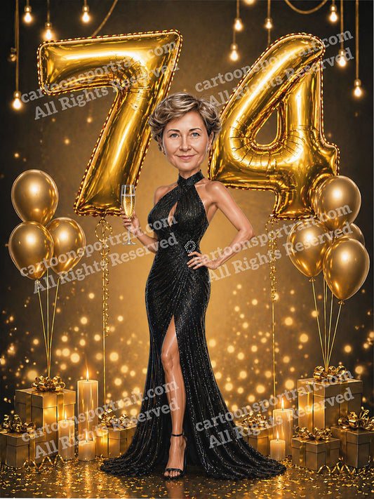74e anniversaire