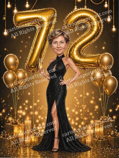 72e anniversaire