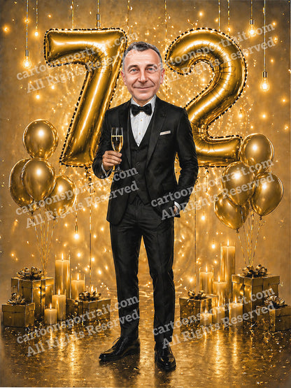 72e anniversaire