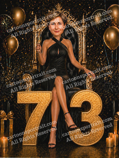 73e anniversaire