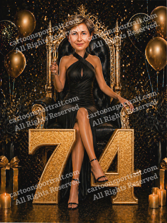 74e anniversaire