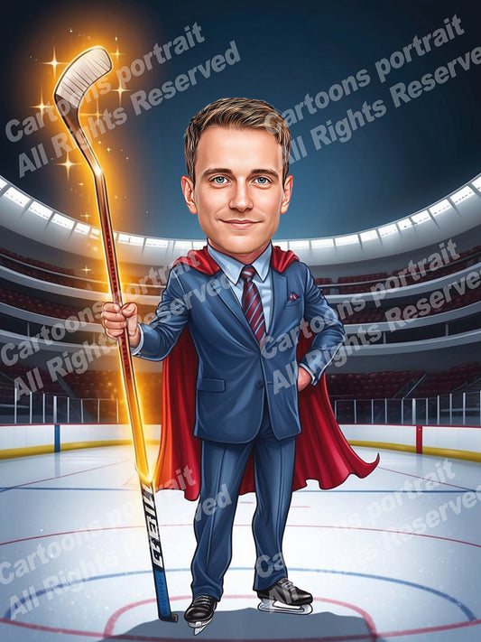 Coach de hockey sur glace