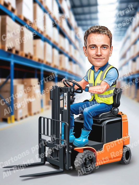 Forklift operator