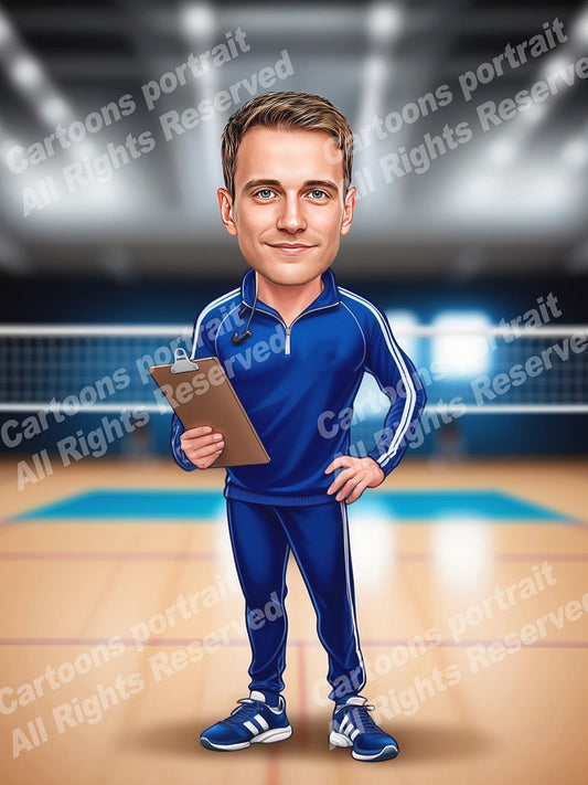 Coach de volley-ball