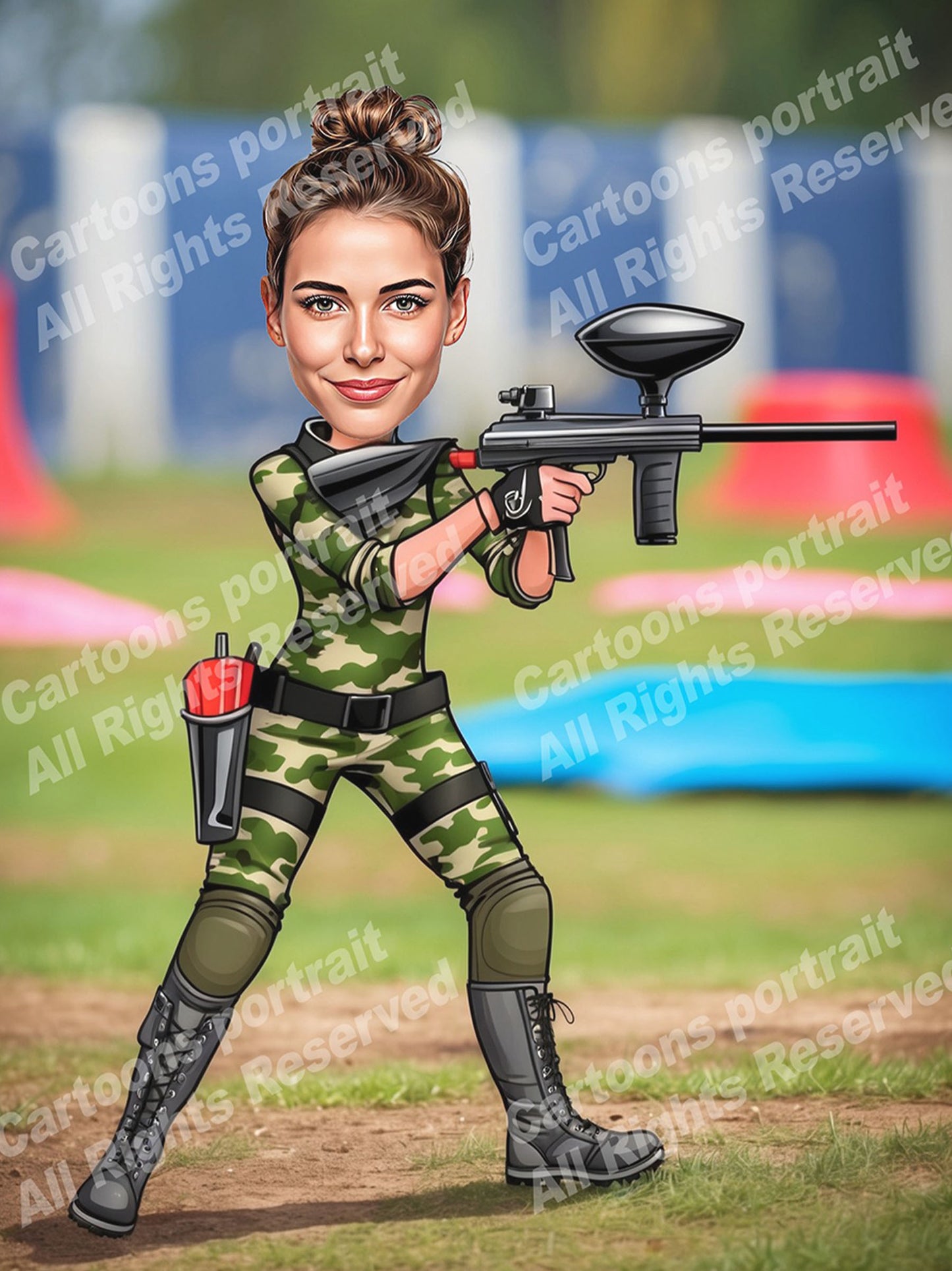 Paintball Player