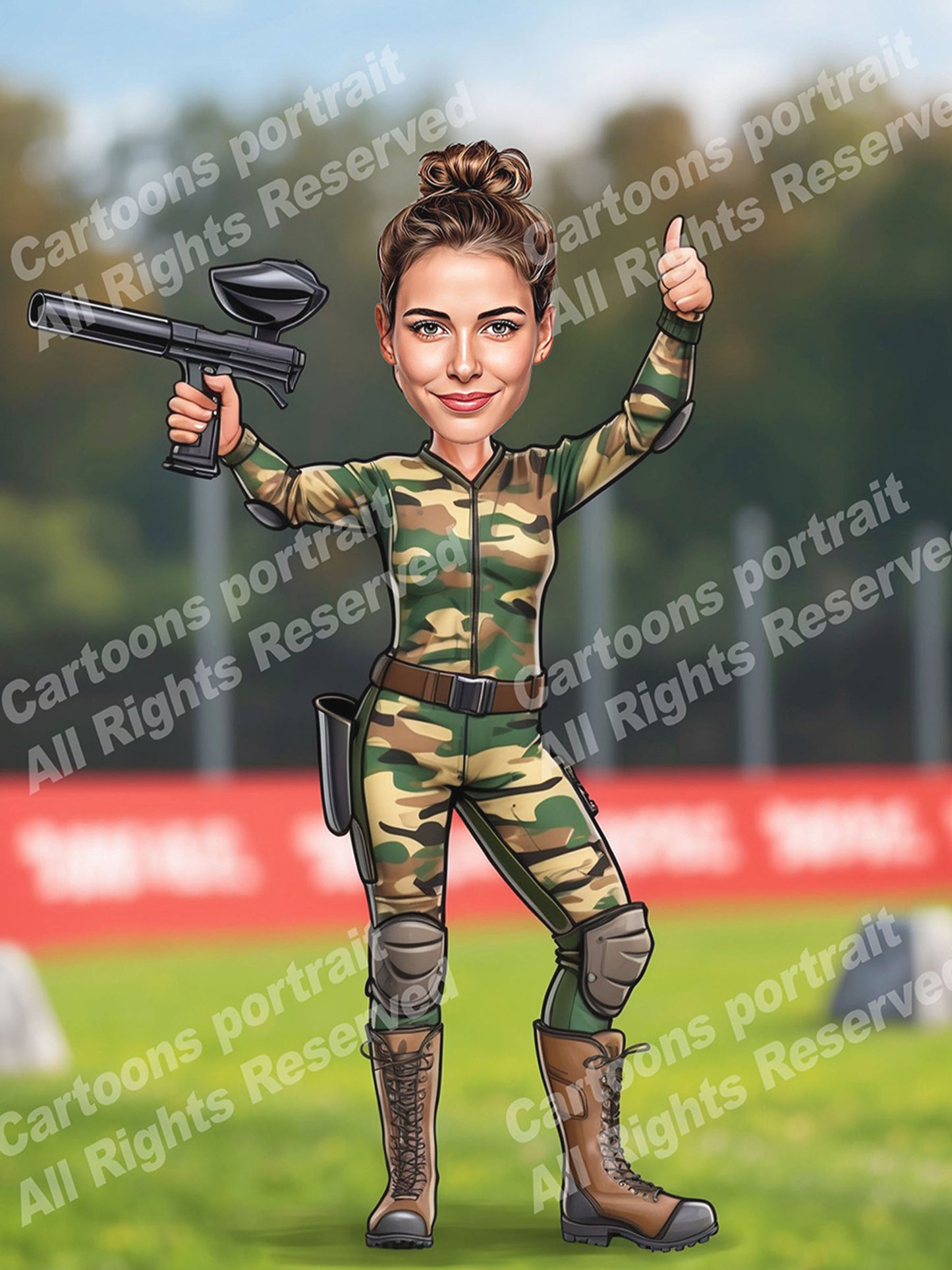 Paintball Player