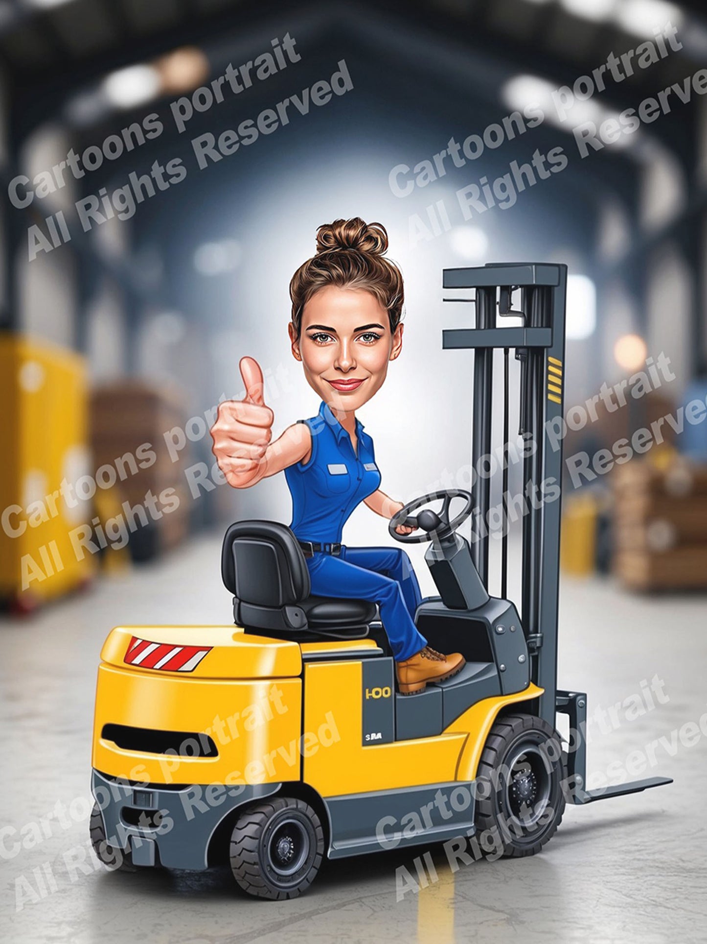 Forklift operator