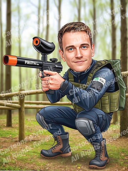 Paintball Player