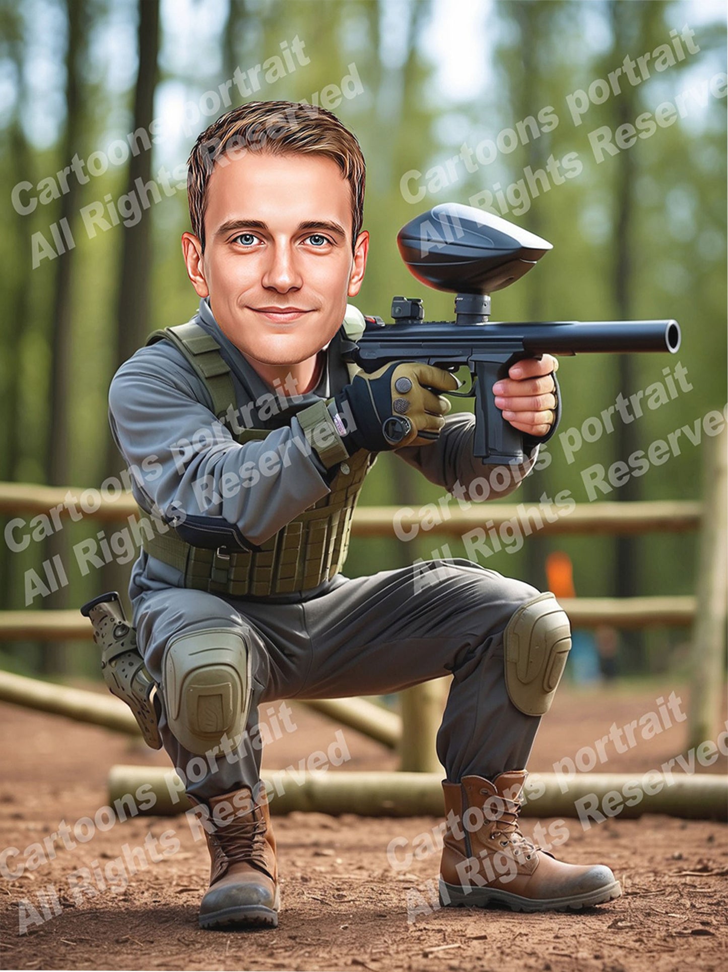 Paintball Player