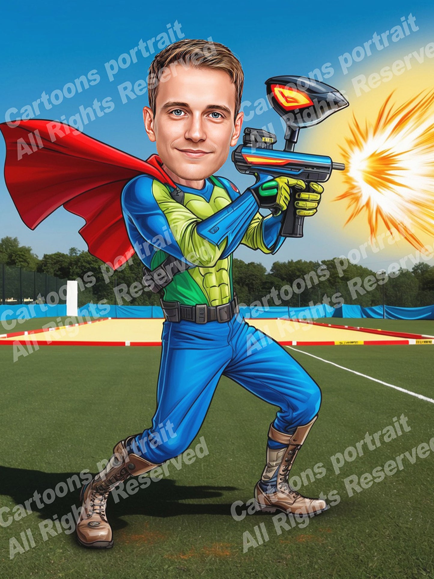 Paintball Player