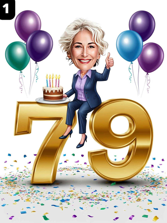 79e anniversaire - Femme