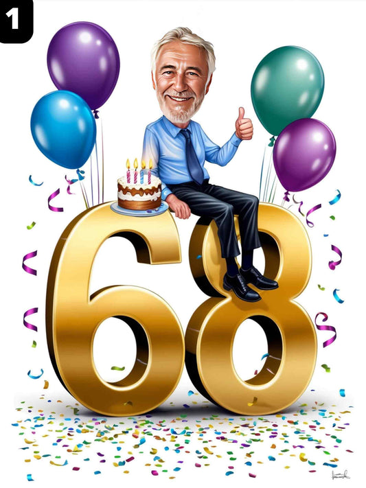 68e anniversaire - Homme