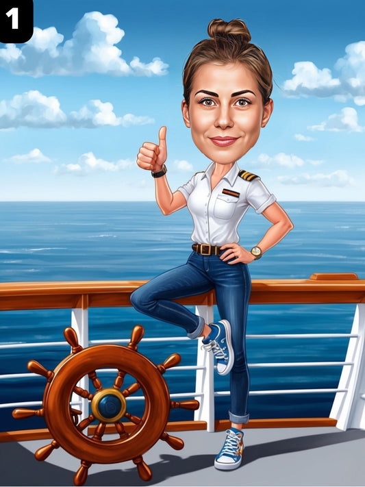 Capitaine de navire - Femme