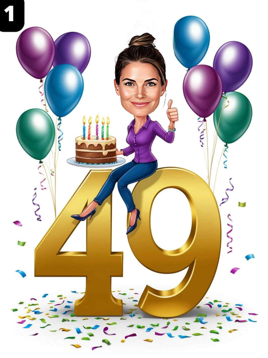 49e anniversaire - Femme