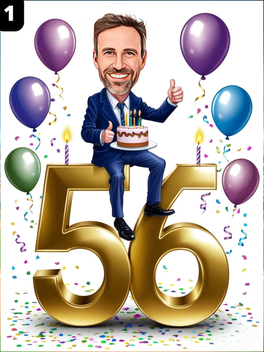 56e anniversaire - Homme