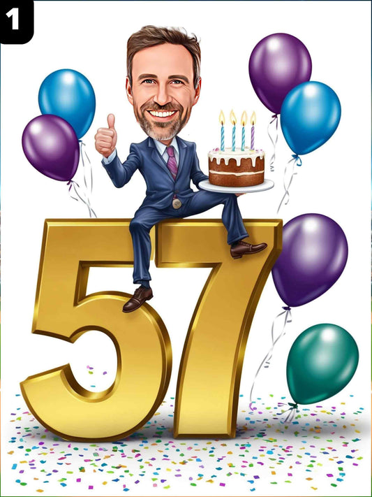 57e anniversaire - Homme