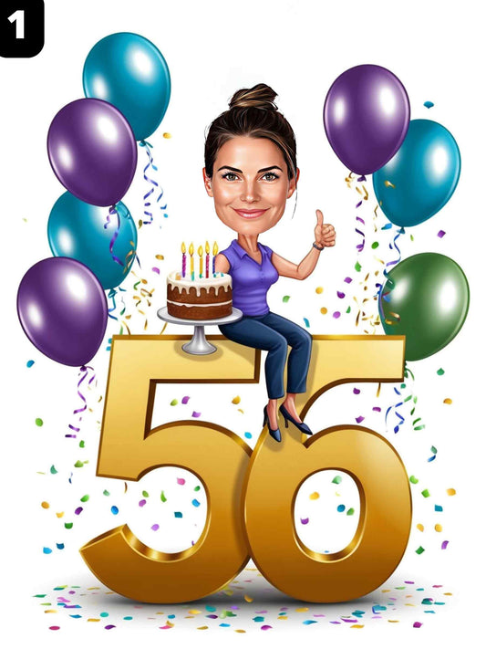 56e anniversaire - Femme