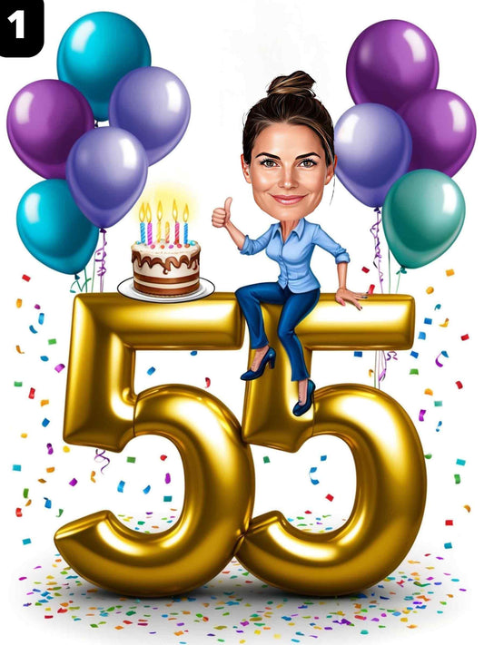 55e anniversaire - Femme