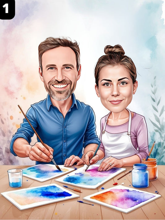 Peintre - Couple
