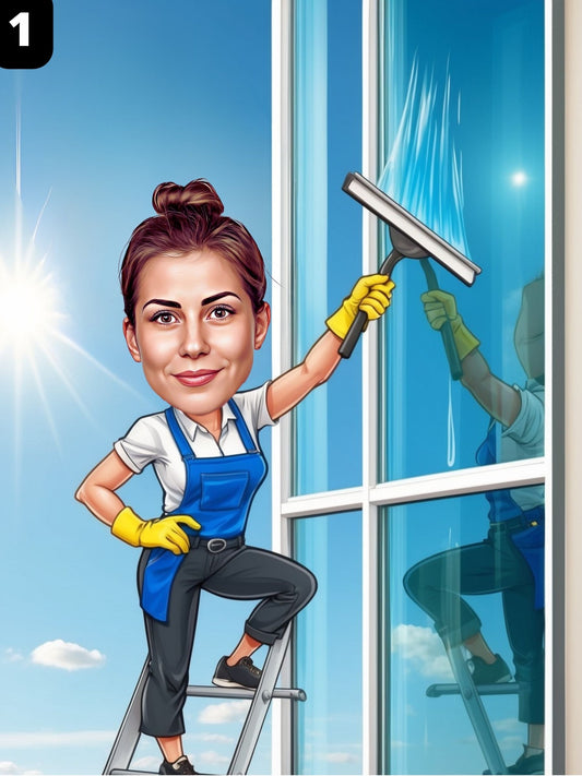 Nettoyeur de vitres - Femme