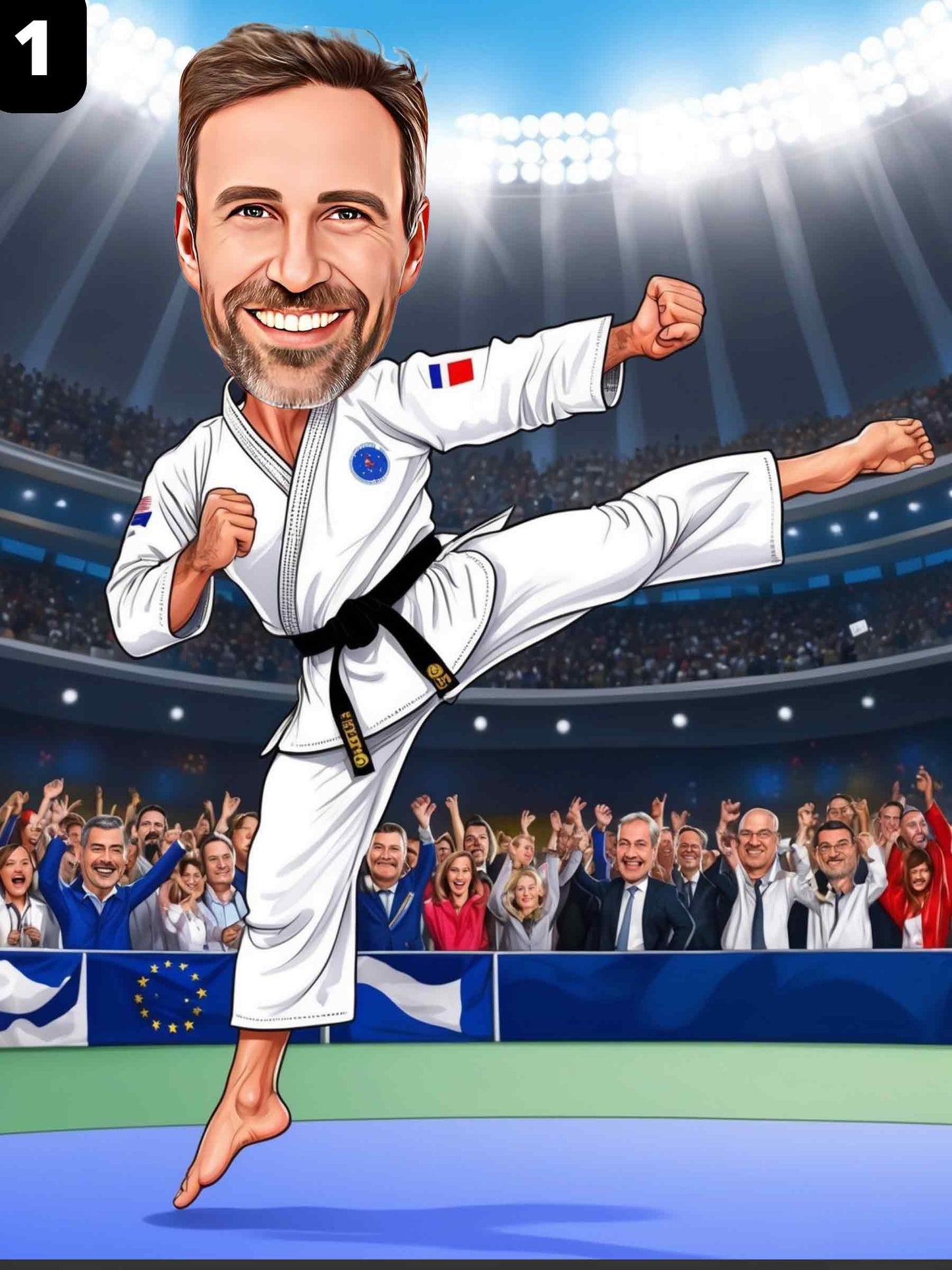 Combattant de taekwondo - Homme