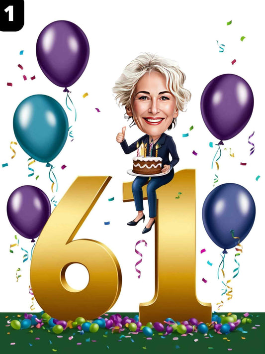 61e anniversaire - Femme