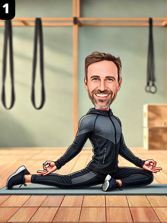 Praticien de yoga - Homme
