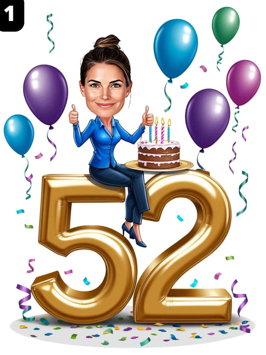 52e anniversaire - Femme