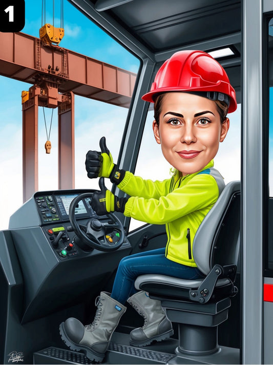 Opérateur de grue - Femme
