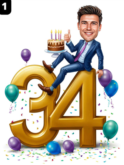 34e anniversaire - Homme