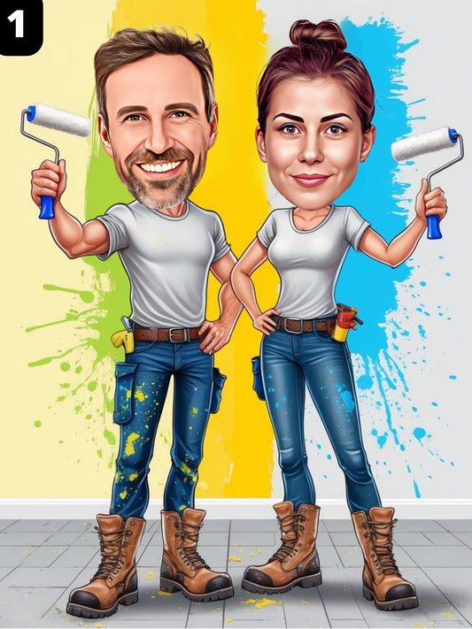 Peintre en bâtiment - Couple