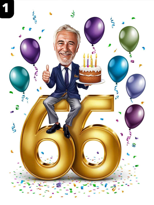66e anniversaire - Homme