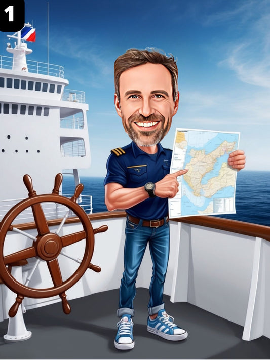 Capitaine de navire - Homme