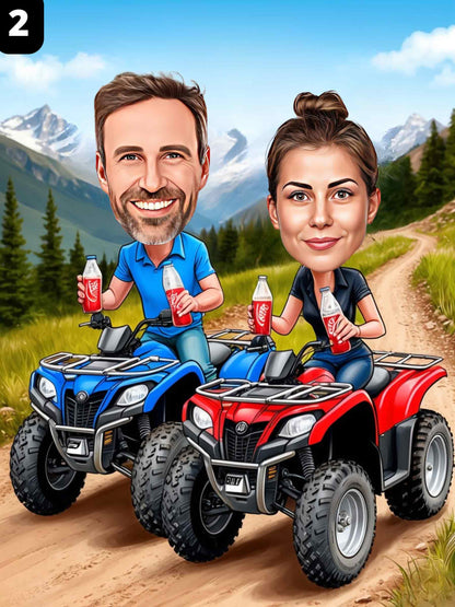Conducteur de VTT - Couple