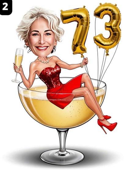 73e anniversaire - Femme