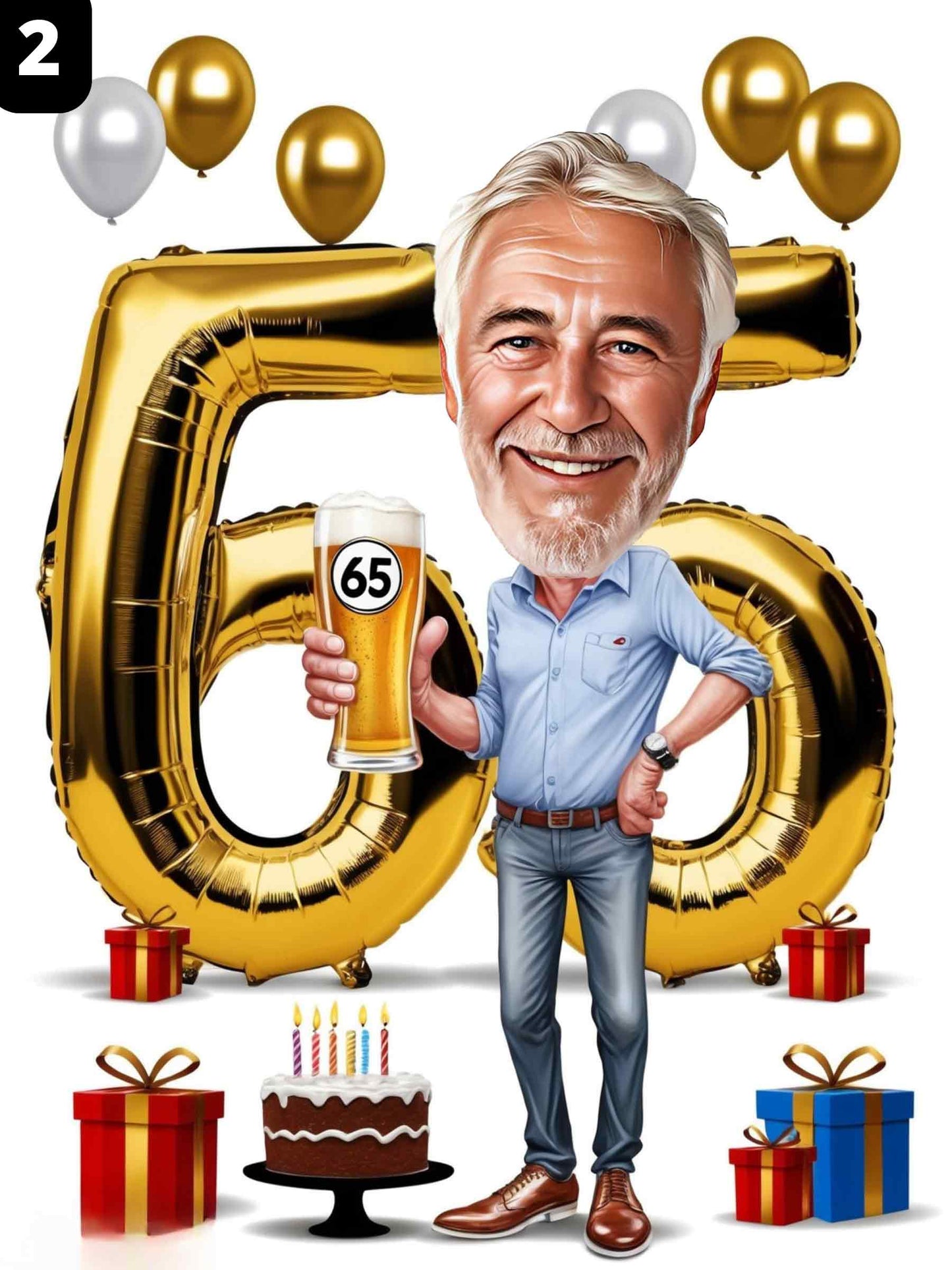 65th Birthday - Male