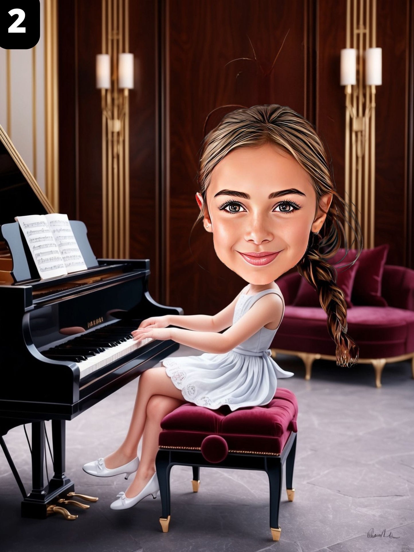 Pianiste - Fille