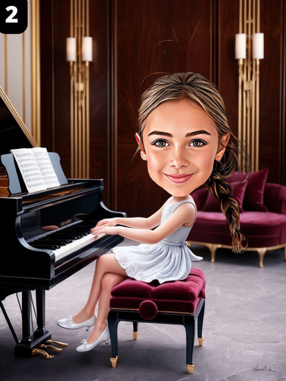 Pianiste - Fille