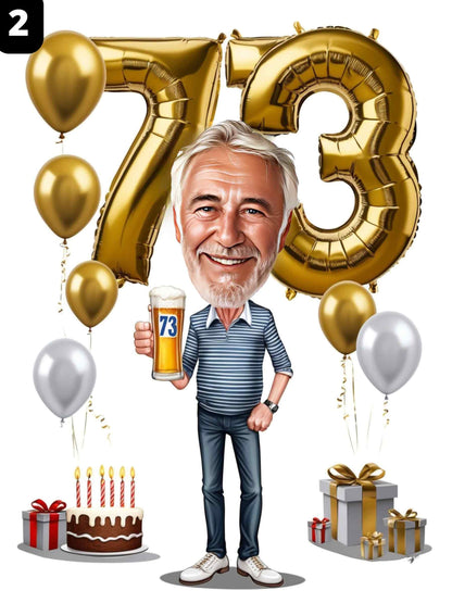 73e anniversaire - Homme
