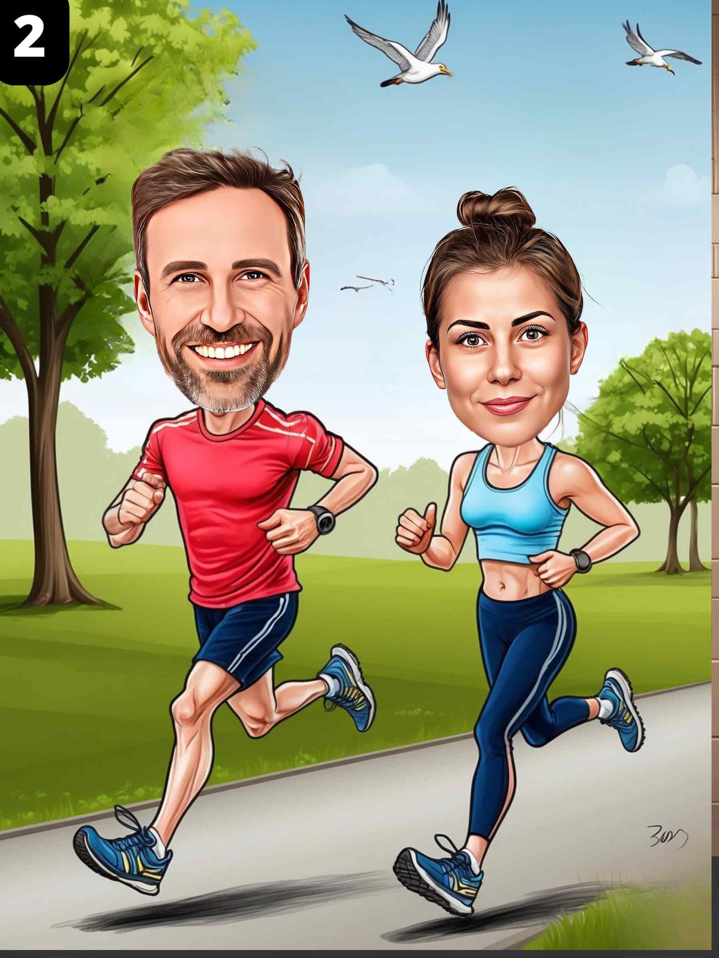 Coureurs - Couple